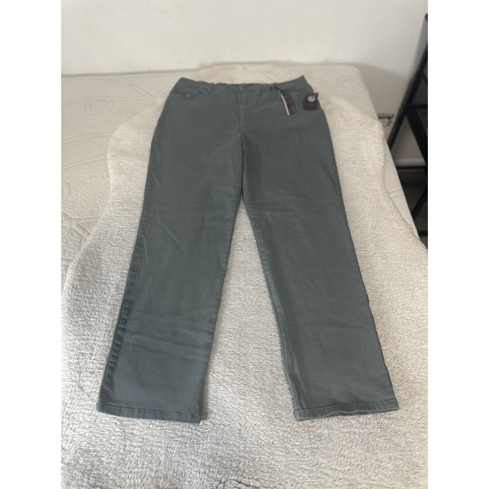 Gloria Vanderbilt Amanda Slimming Jeans Heritage Tapered Classic Size 18 Green